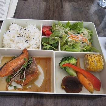 Wagashi Tea House - Maple glazed salmon - Coffee & Tea Near Me - Canmore, Alberta