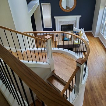 E&A Pro Flooring - a view of a living room and staircase - Flooring Near Me - Bellevue, Washington
