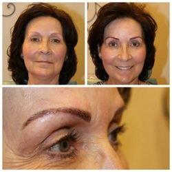 Veronica M. Morris Rise and Shine - Hairstroke Eyebrow Tattoo by Veronica M. Morris at Rise and Shine Permanent Makeup