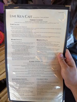 Menu photo 2 Lime Kiln Cafe Friday Harbor, WA Menu photo 2 Lime Kiln Cafe Friday Harbor, WA