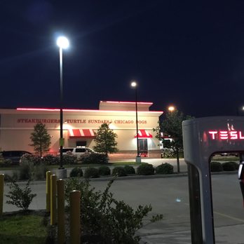 Tesla Supercharger - Freddy's is right next to it as well - EV Charging Stations Near Me - Richmond, Texas Tesla Supercharger - Freddy's is right next to it as well - EV Charging Stations Near Me - Richmond, Texas