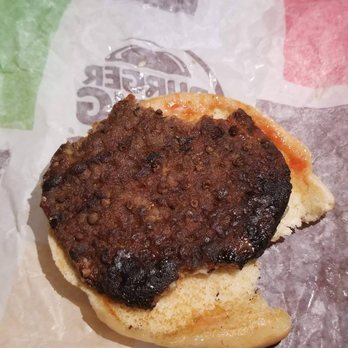 Burger King - Burnt bitter patty - Burgers Near Me - Clovis, California