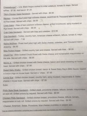 Menu photo 7 The World Famous Corner Bar & Grill Lively, VA Menu photo 7 The World Famous Corner Bar & Grill Lively, VA