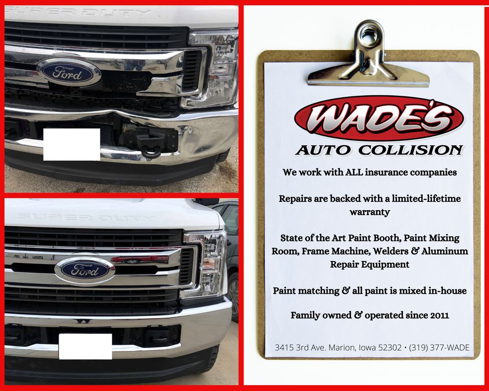 WADE’S AUTO COLLISION 31 Photos 560 31st St, Marion, Iowa Body