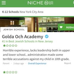 Golda Och Academy