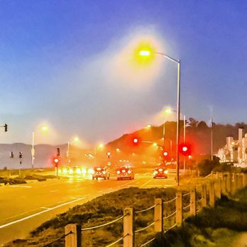 Ocean Beach - Fulton and Great Highway - Seal Rocks in the Background - Parks Near Me - San Francisco, California