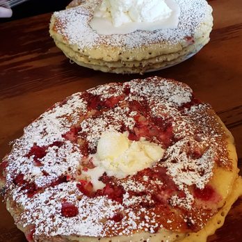 The Griddle Cafe - Berry Yellow Pancakes and Scotch on the Rocks pancakes in the back. Yum!!! - Breakfast & Brunch Near Me - Los Angeles, California The Griddle Cafe - Berry Yellow Pancakes and Scotch on the Rocks pancakes in the back. Yum!!! - Breakfast & Brunch Near Me - Los Angeles, California