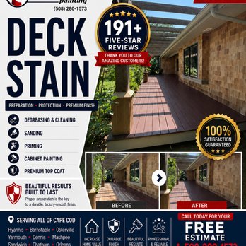 Hyannis Painting - Deck stain Your deck with good review company. - Painters Near Me - Hyannis, Massachusetts Hyannis Painting - Deck stain Your deck with good review company. - Painters Near Me - Hyannis, Massachusetts