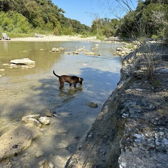 Dinosaur Valley RV Park - A happy seven month old, getting to enjoy her first time playing in the river - Campgrounds Near Me - Glen Rose, Texas Dinosaur Valley RV Park - A happy seven month old, getting to enjoy her first time playing in the river - Campgrounds Near Me - Glen Rose, Texas