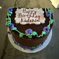 Chocolate cake with chocolate fudge frosting