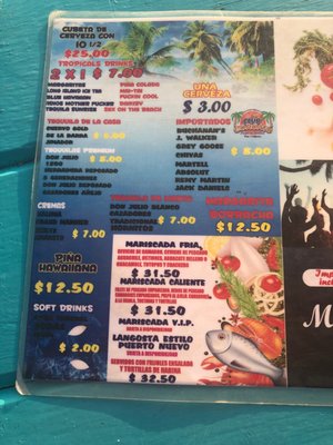 Menu photo 1 Club Corona Rosarito, BCN