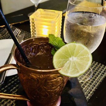 Cafe Catula - a glass of water and a drink - Seafood Near Me - Miami, Florida Cafe Catula - a glass of water and a drink - Seafood Near Me - Miami, Florida
