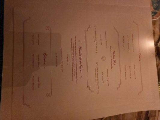 Menu photo 1 Carbone Riviera Las Vegas, NV