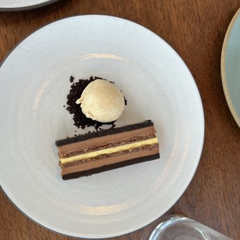 Manhatta - Chocolate Layered Cake w/Hazelnut and Passionfruit - New American Near Me - New York, New York