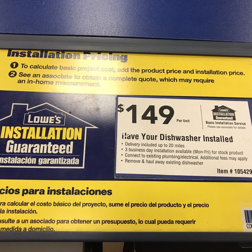 Lowe's Home Improvement - Installation at local competitor is 1/3 the price of Lowes. - Hardware Stores Near Me - Zephyrhills, Florida Lowe's Home Improvement - Installation at local competitor is 1/3 the price of Lowes. - Hardware Stores Near Me - Zephyrhills, Florida