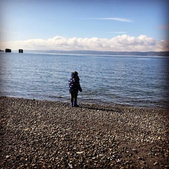 Lincoln Park - Beach at Lincoln Park in March - Parks Near Me - Seattle, Washington
