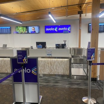 Avelo Airlines - Empty kiosk - Airlines Near Me - Santa Rosa, California Avelo Airlines - Empty kiosk - Airlines Near Me - Santa Rosa, California
