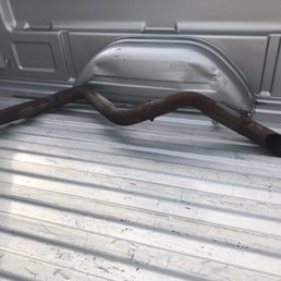 My old rusted tail pipe. My old rusted tail pipe.