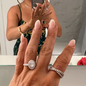Top Nails - French manicure - dip base, gel white - Nail Salons Near Me - Miami, Florida Top Nails - French manicure - dip base, gel white - Nail Salons Near Me - Miami, Florida