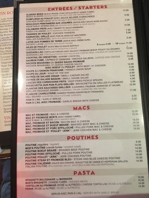 Menu photo 4 Moe's Bar & Grill Pointe-Claire, QC Menu photo 4 Moe's Bar & Grill Pointe-Claire, QC