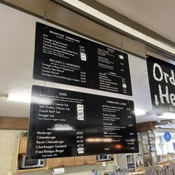 Cannadays Market Exxon - Grill menu board
