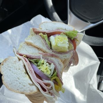 A Litteri - Mortadella, Swiss and salami on a soft roll - Specialty Food Near Me - Washington, DC, District of Columbia