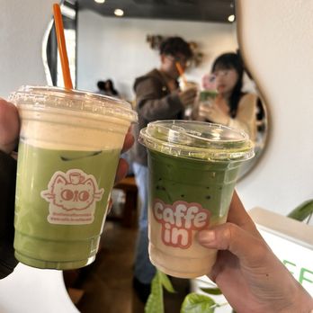Caffe In Coffee Roasters - Banana Matcha & Early Grey Matcha @socalyumiez - Coffee & Tea Near Me - Tustin, California Caffe In Coffee Roasters - Banana Matcha & Early Grey Matcha @socalyumiez - Coffee & Tea Near Me - Tustin, California