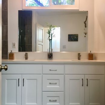 Custom Home Improvement Center - Customized vanity, countertop, and mirror - Refinishing Services Near Me - Los Angeles, California