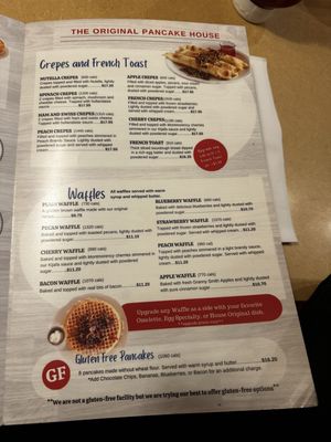 Menu photo 2 The Original Pancake House Encinitas, CA
