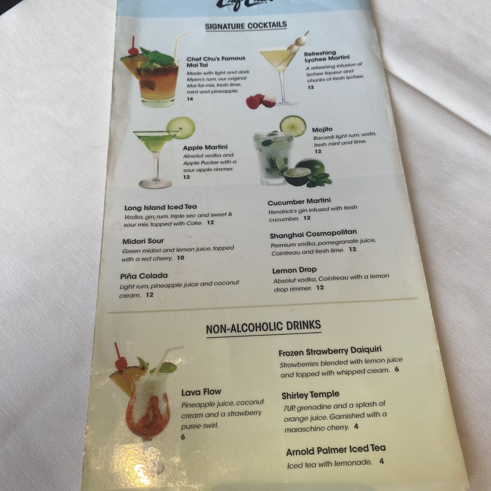Chef Chu's - Signature cocktails - Chinese Near Me - Los Altos, California Chef Chu's - Signature cocktails - Chinese Near Me - Los Altos, California