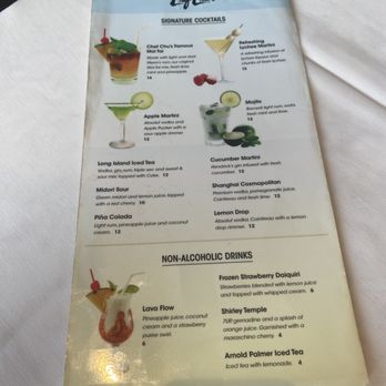Chef Chu's - Signature cocktails - Chinese Near Me - Los Altos, California