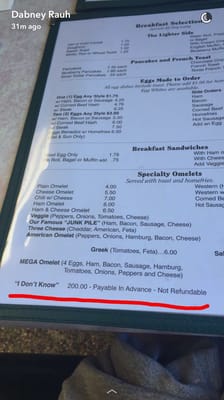 Menu photo 2 Al's Diner Chicopee, MA