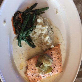 Salvatore's Grand Hotel - Salmon, dill sauce, mashed potatoes. Even more delicious than it looks. - Hotels Near Me - Buffalo, New York Salvatore's Grand Hotel - Salmon, dill sauce, mashed potatoes. Even more delicious than it looks. - Hotels Near Me - Buffalo, New York