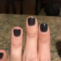 Sozo Nail Spa - Missed final clear coat