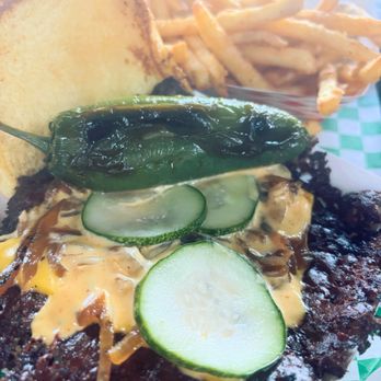 Brick Box Brewery - American wagyu burger! - Breweries Near Me - Tucson, Arizona