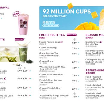 TeaByDo - Menu as of 8/30/2026 - Bubble Tea Near Me - Irvine, California TeaByDo - Menu as of 8/30/2026 - Bubble Tea Near Me - Irvine, California