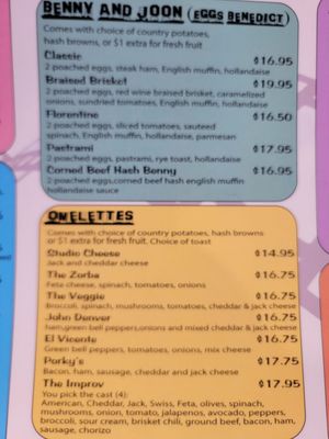 Menu photo 3 Studio Diner San Diego, CA