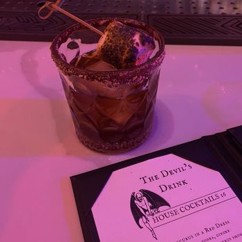 The Devil's Drink - "I know what you did last summer" a s'mores old fashioned - Cocktail Bars Near Me - Denver, Colorado