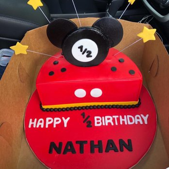 Edda's Cake Designs - Mickey cake for my sons 6 months pictures. - Bakeries Near Me - Miami, Florida Edda's Cake Designs - Mickey cake for my sons 6 months pictures. - Bakeries Near Me - Miami, Florida