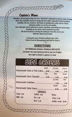 Menu photo 3 Gene's Famous Seafood Fairhaven, MA