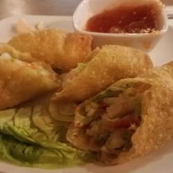 Mardi Gras On Main - Shrimp Egg Rolls are tasty