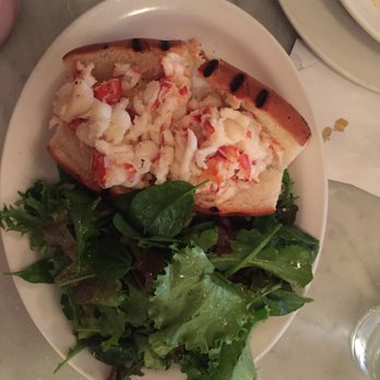 Neptune Oyster - Lobster roll with salad - Seafood Near Me - Boston, Massachusetts Neptune Oyster - Lobster roll with salad - Seafood Near Me - Boston, Massachusetts