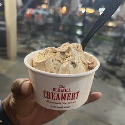 Coffee and butter pecan. Coffee and butter pecan.