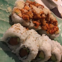 Raw Sushi Bar and Grill - New Orleans roll and an Alaskan roll
