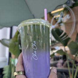 Purple Matcha Latte