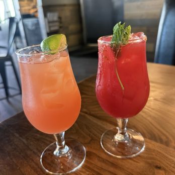 Eureka! - Two non alcohol drinks. I think one was Passion Fruit Lemonade - Bars Near Me - Cerritos, California Eureka! - Two non alcohol drinks. I think one was Passion Fruit Lemonade - Bars Near Me - Cerritos, California