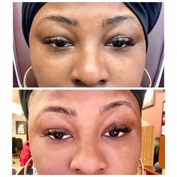 Cheerful Nail & Spa - Eyebrows Before x After