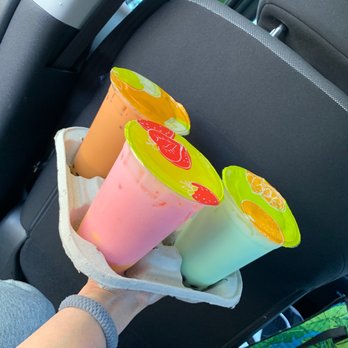 Yogo Delight - Milktea madness!  I've tried the taro and pistachio flavor last week so i'm trying out 3 new flavors.  Loving yogo delight! - Bubble Tea Near Me - Anchorage, Alaska