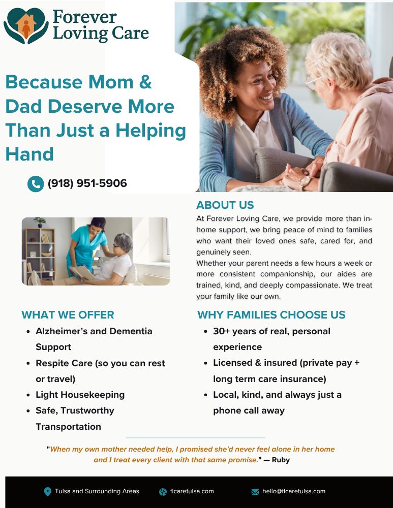 Forever Loving Care - home care agency in Tulsa, OK