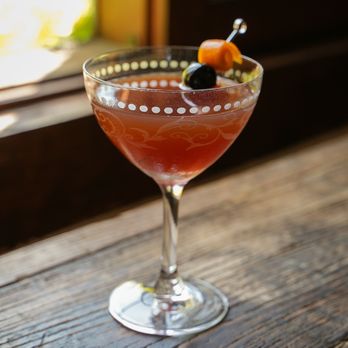 The Worman House - a cocktail in a wine glass - American Near Me - Ridgedale, Missouri The Worman House - a cocktail in a wine glass - American Near Me - Ridgedale, Missouri